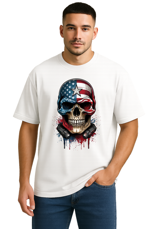 AmericanSkull - White front