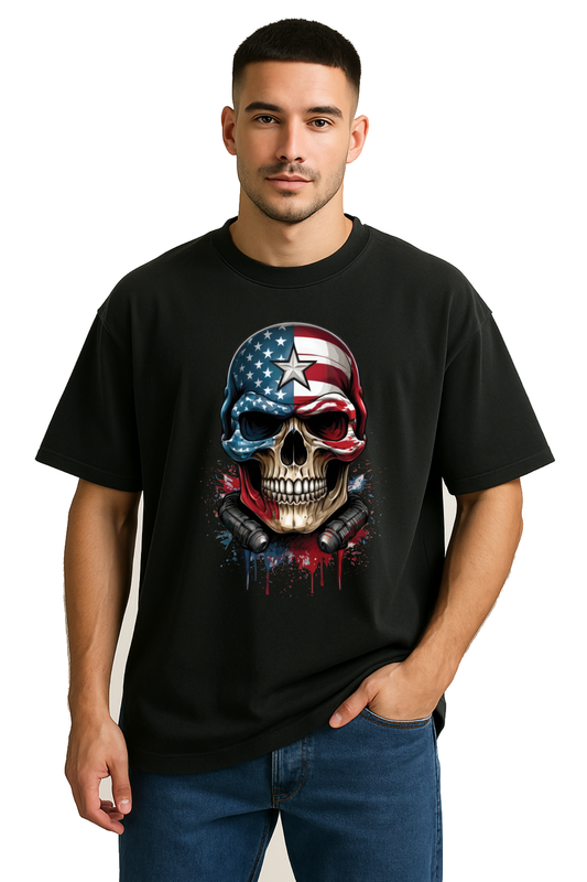 AmericanSkull - Black front