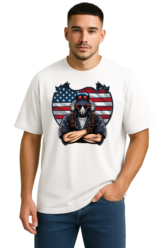 AmericanEagleMan - White front