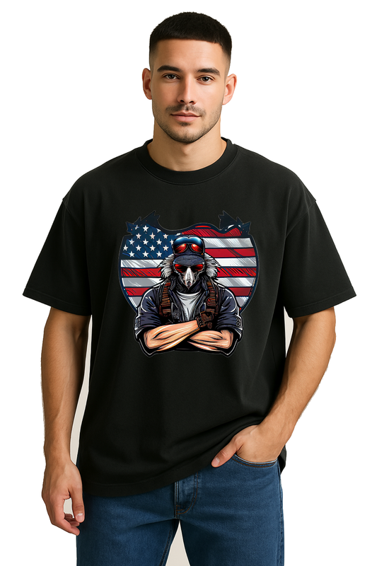 AmericanEagleMan - Black front