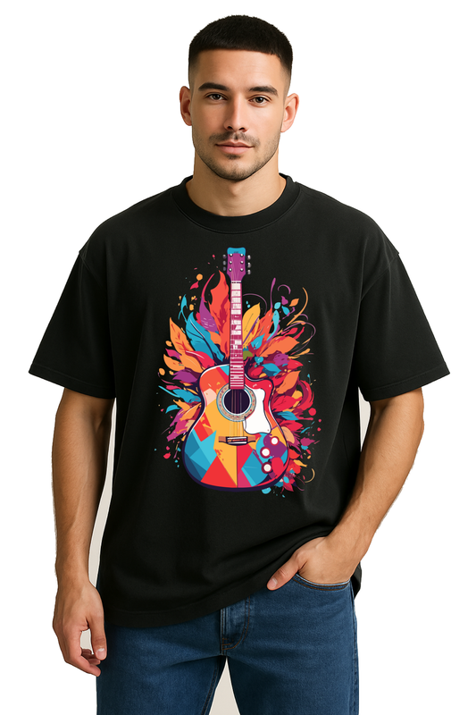 ColoredGuitar - Black front