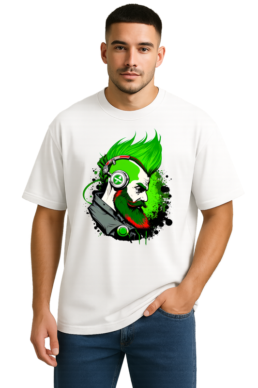 GreenMan - White front