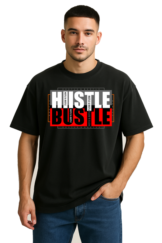 HustleBustle - Black front
