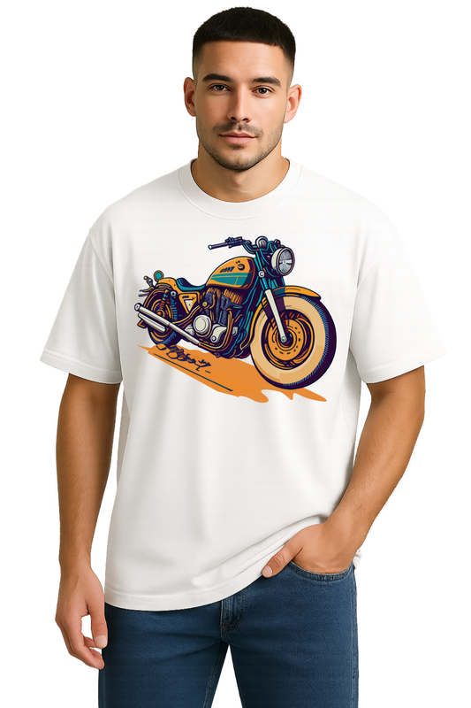 MotorCycleRun - White front