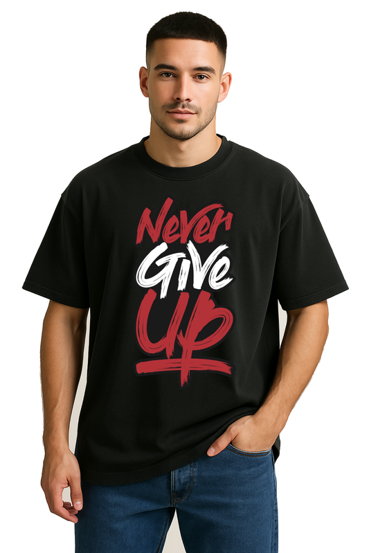 NeverGiveUp - White front