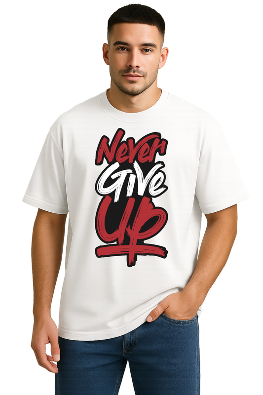 NeverGiveUp - Black front