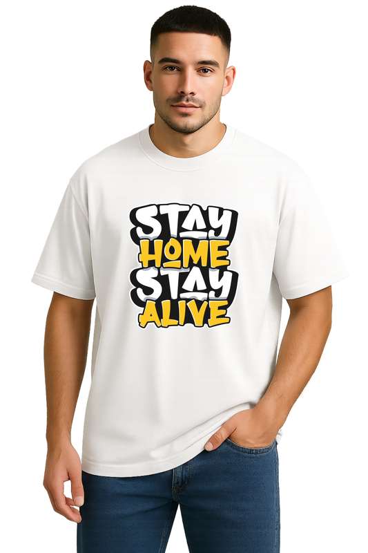 StayHomeStayAlive - White front