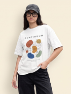 Continuum Oversized Cotton white T shirt