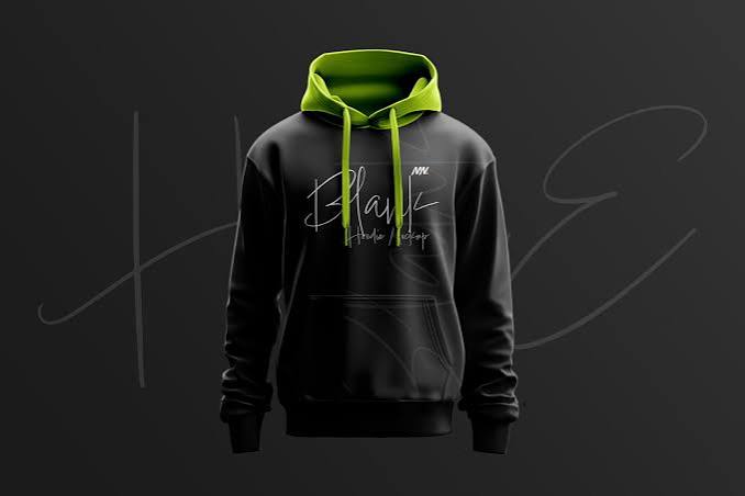 Black with Parrot Hoodie